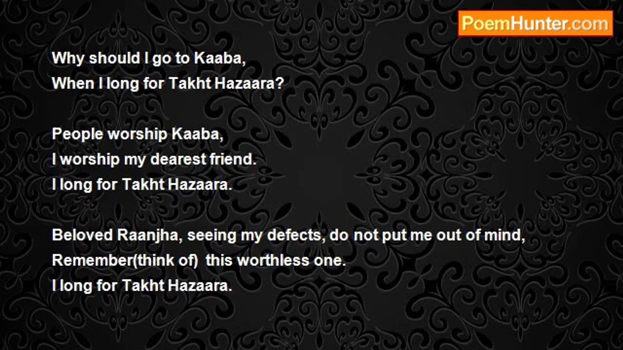 Bulleh Shah - Why should I go to Kaaba