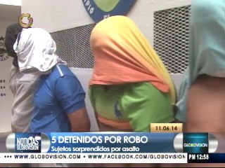 Polihatillo detuvo a 5 personas mientras robaban una quinta