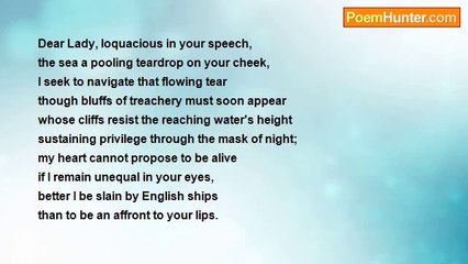 Captain Cur - Affront to Your Lips, (Love Letters to a Lady of Renown)