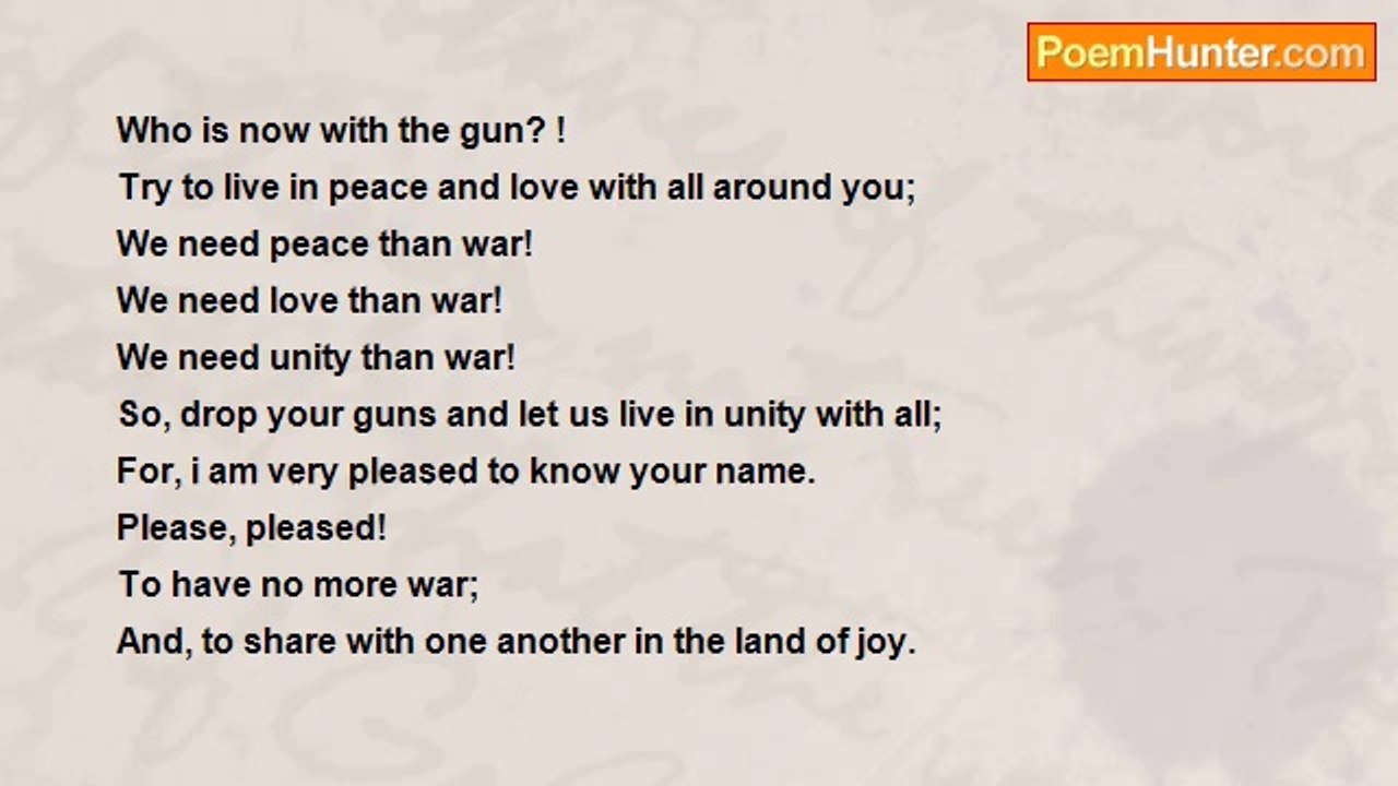 Edward Kofi Louis - Let Us Live In Unity With All