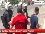 Siverek Dedaş Eylemi , Bankayı taşlayıp dedaşı ateşe verdiler.