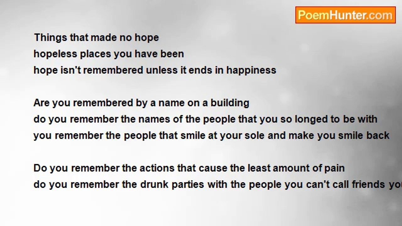 Alece Woosley - What will We Remember