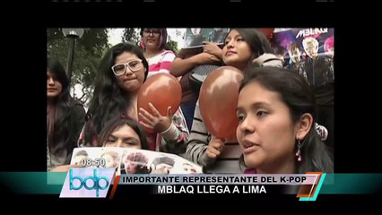 Grupo coreano MBLAQ llega a Lima para espectacular concierto en el Dibós