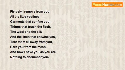 Witter Bynner - Undressing You