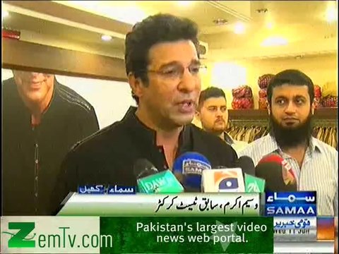 Shahid Afridi Should be T-20 Captain - Wasim Akram