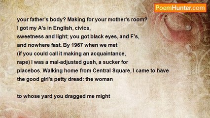 Heather McHugh - Amenities