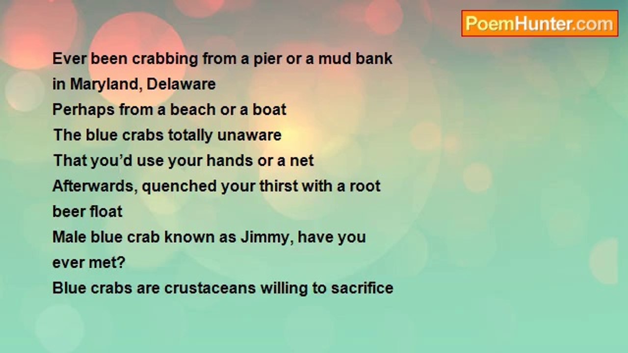 Ana Monnar - Blue Crab