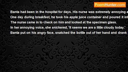 Edwin Drood - Urine test(A not so funny story)