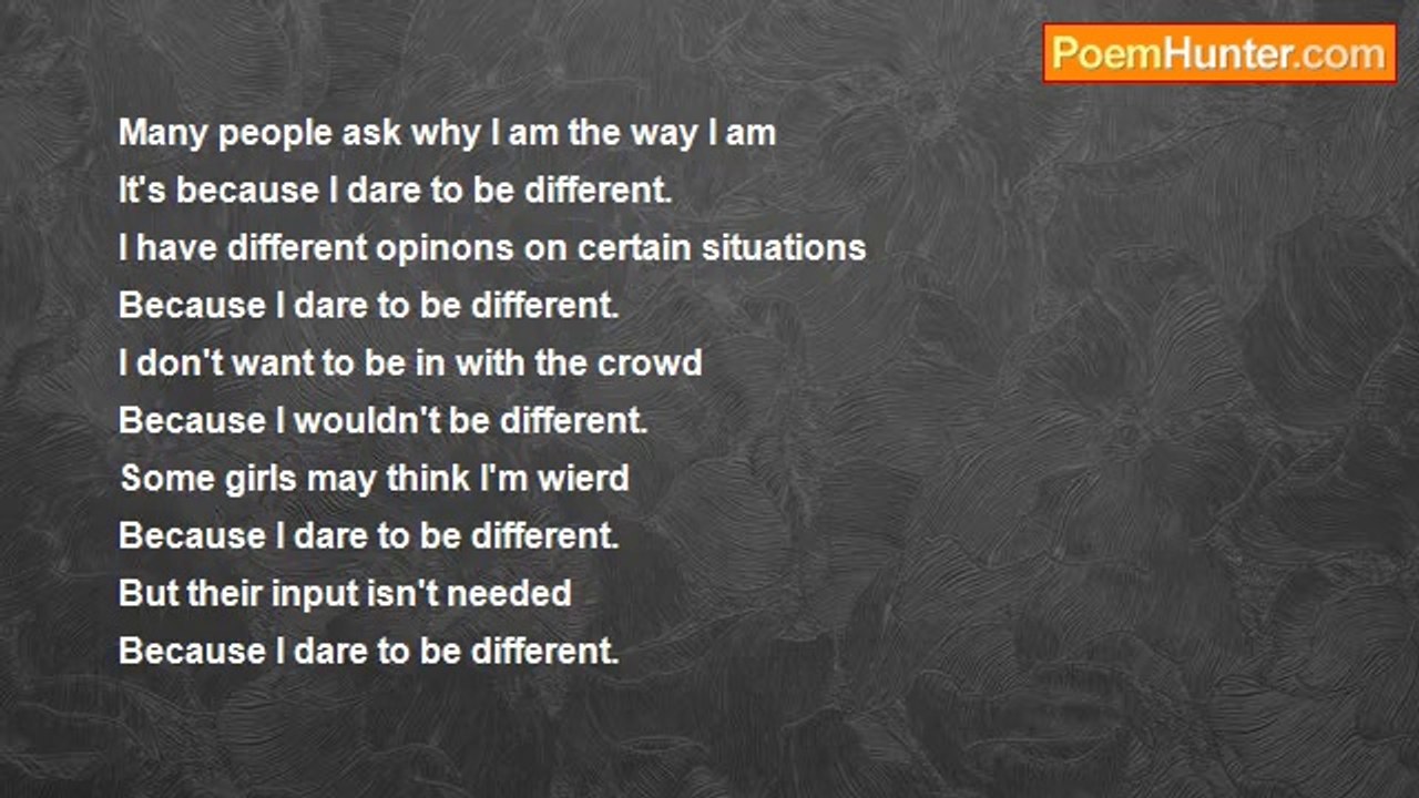 Macy McCoy - Dare to Be Different