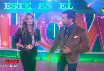 Paula en Este es el Show 1 (Paula explica que se lesionó el pie) - 11 de Junio