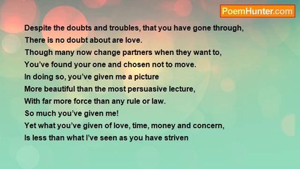 Jacob Gifford - I’m here to stay