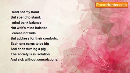 Rm.Shanmugam Chettiar. - The society grows sick