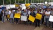 Europe's taxi drivers in go-slow protest against mobile phone app Uber
