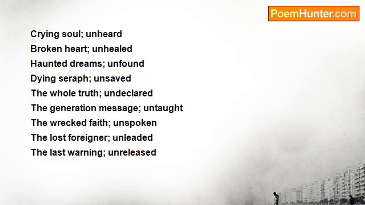 Keith Anastase KAMOSSO - Kindly Unspoken