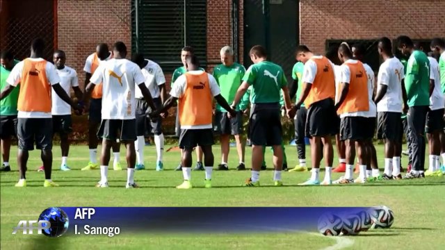 Ivory Coast prepares for 1st World Cup match in Brazil