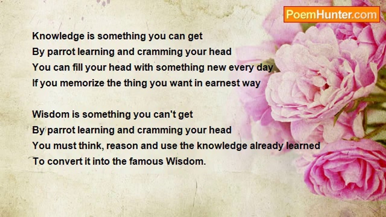 Han Min Ohn - Knowledge and Wisdom