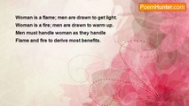 Rm.Shanmugam Chettiar. - Woman Is A Flame and A Fire