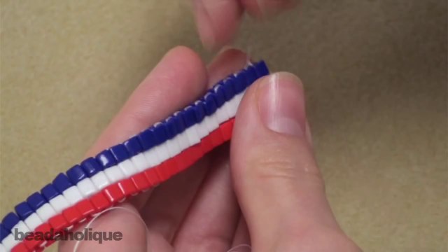 How to Tie Off and Add New Thread in Bead Weaving