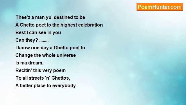 Kiyaga Lyttle Cephas - Ghetto Poet/ Rap To The Ghettos