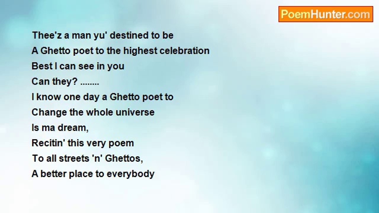 Kiyaga Lyttle Cephas - Ghetto Poet/ Rap To The Ghettos