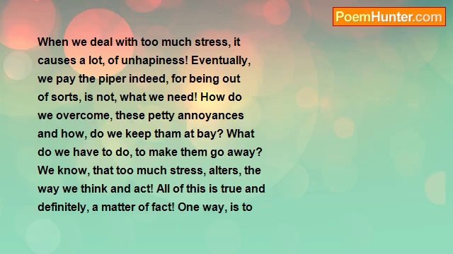 Audrey Heller - Overcoming Stress