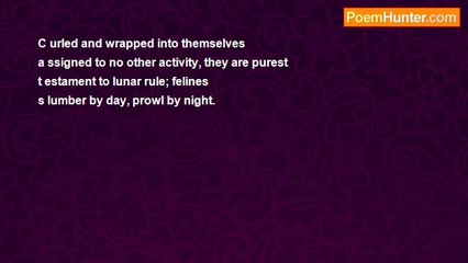 Carolyn Brunelle - ACROSTIC (Cats)