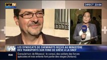 Le Soir BFM: SNCF: Frédéric Cuvilier rencontre les syndicats - 11/06 5/5