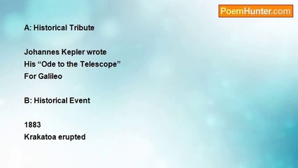 Nancy Chambers - Haiku Astronomy