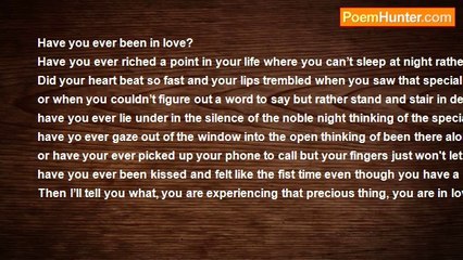 Cephus Dorpoh - have you ever been in love?