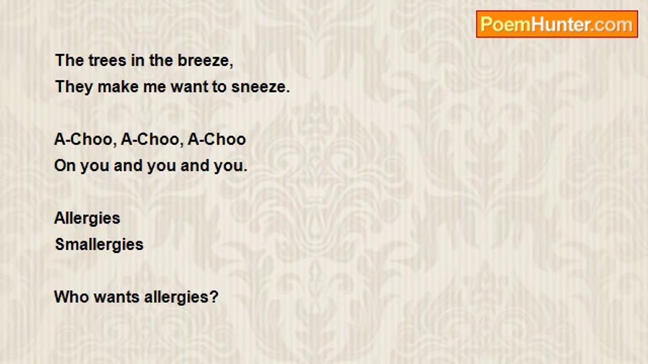 David Kulczyk - Allergies - Who Needs 'Em
