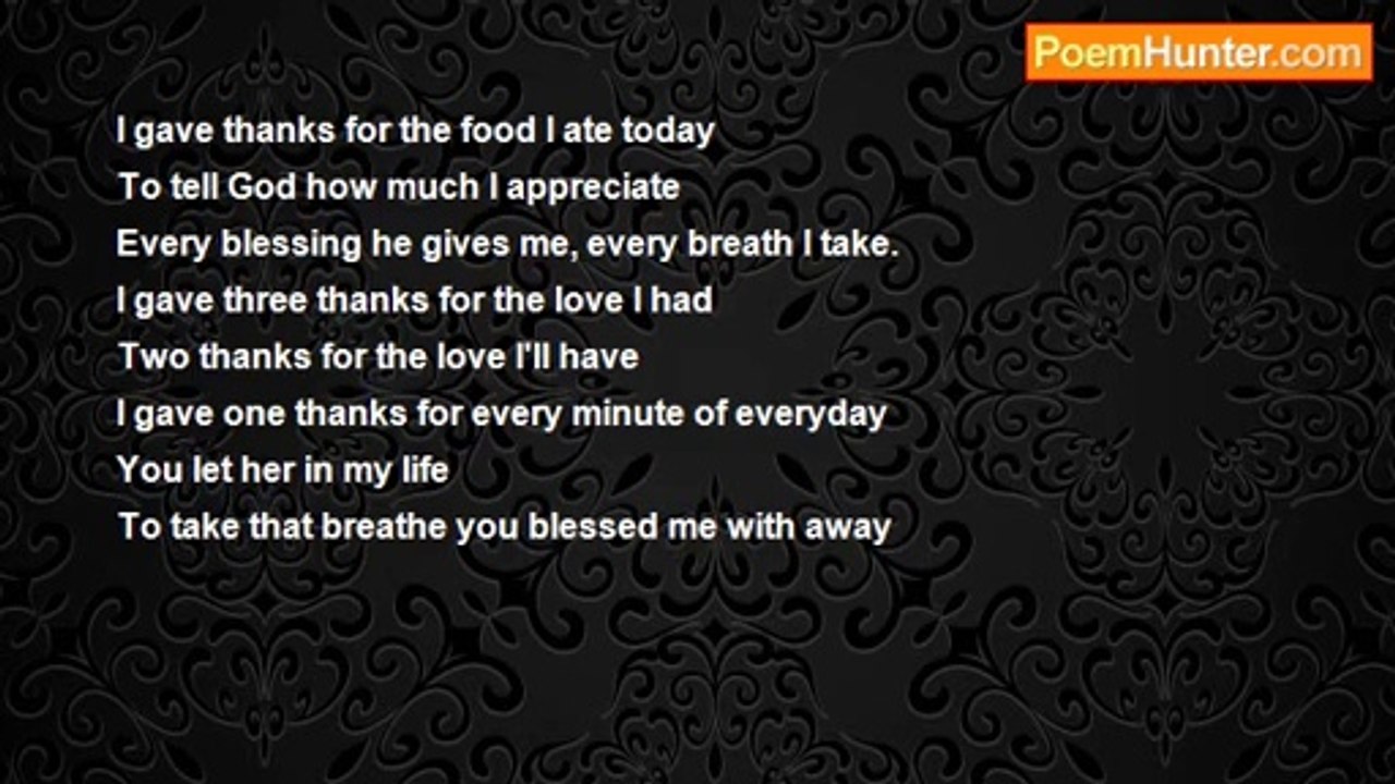 Jared Bradford - Giving Thanks