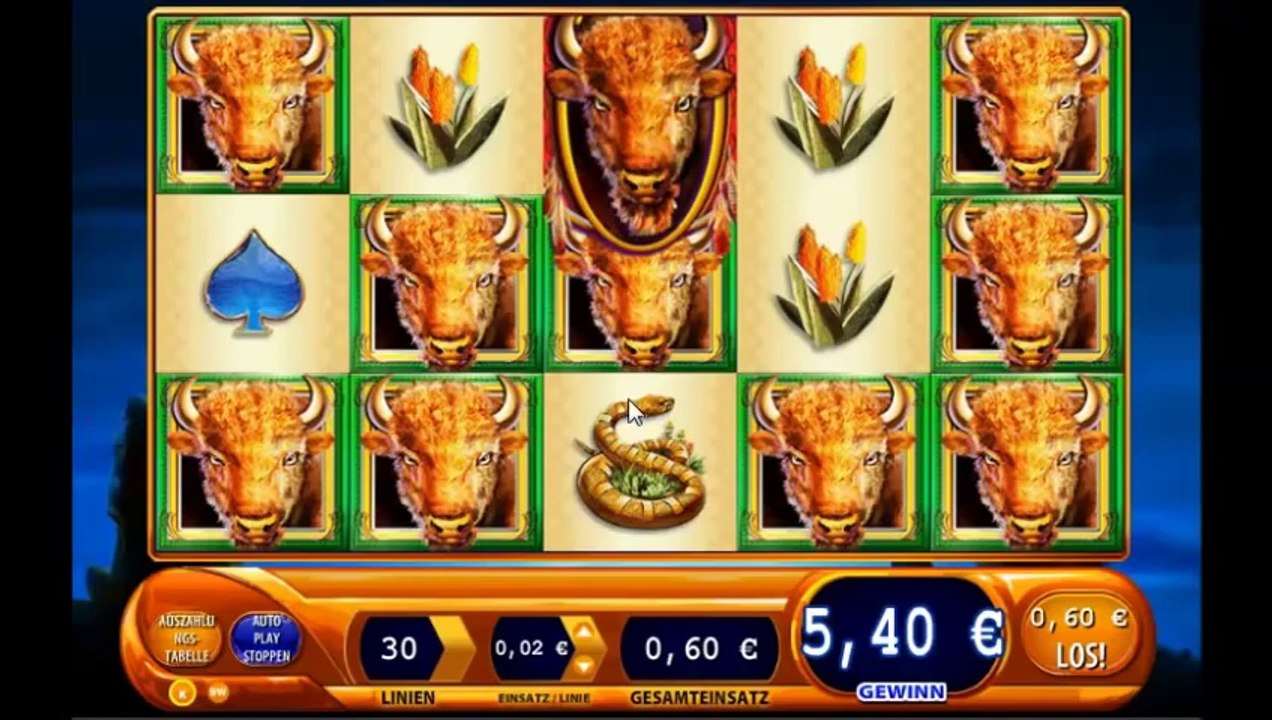 Bufallo Spirit Slot - 10 Wilds - Big Win (75x Bet)
