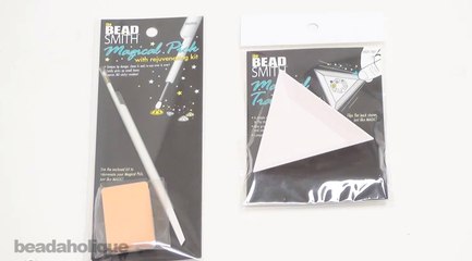 How to Use BeadSmith's Magical Tray and Magical Pick Up Tool for Flatback Rhinestones