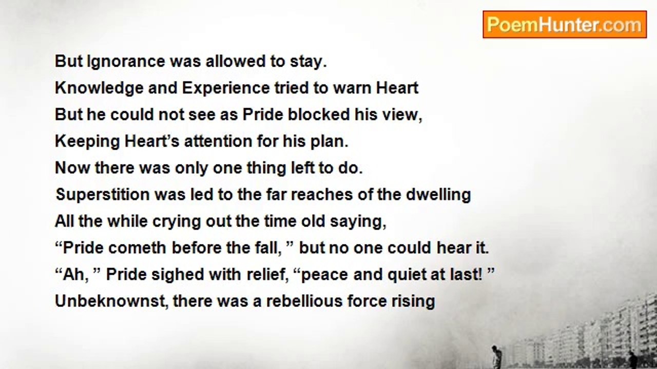 Rachel Williams - Pride Cometh Before the Fall