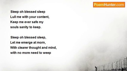 Bikramjyoti Kashyop - Sleep Oh Blessed Sleep
