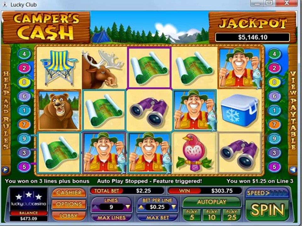 Campers Cash Slot Big Win 135x Bet at Happy Camper Pick Feature