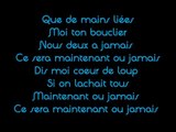 Zaho Ft Rohff - Maintenant Ou Jamais (Paroles / Lyrics)