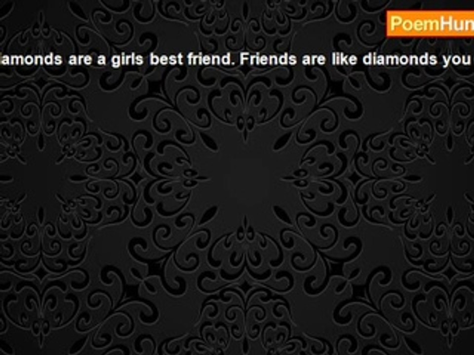 Susie Sunshine - They say diamonds are a girls best friend