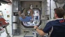 Astronauts on the International Space Station join the World Cup frenzy