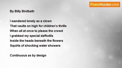 Peter (Prof) Fox - I Wandered Lonely As A Clown