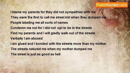 ambitious blessing - was it my choice to be in the streets