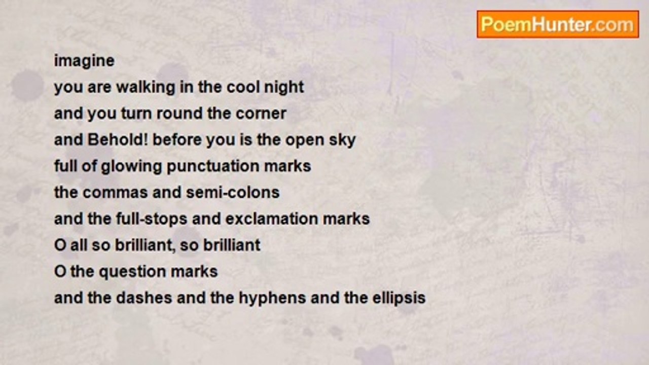 Raj Arumugam - punctuation sky