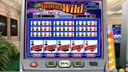 Classic Deuces Wild -video poker from NetEnt