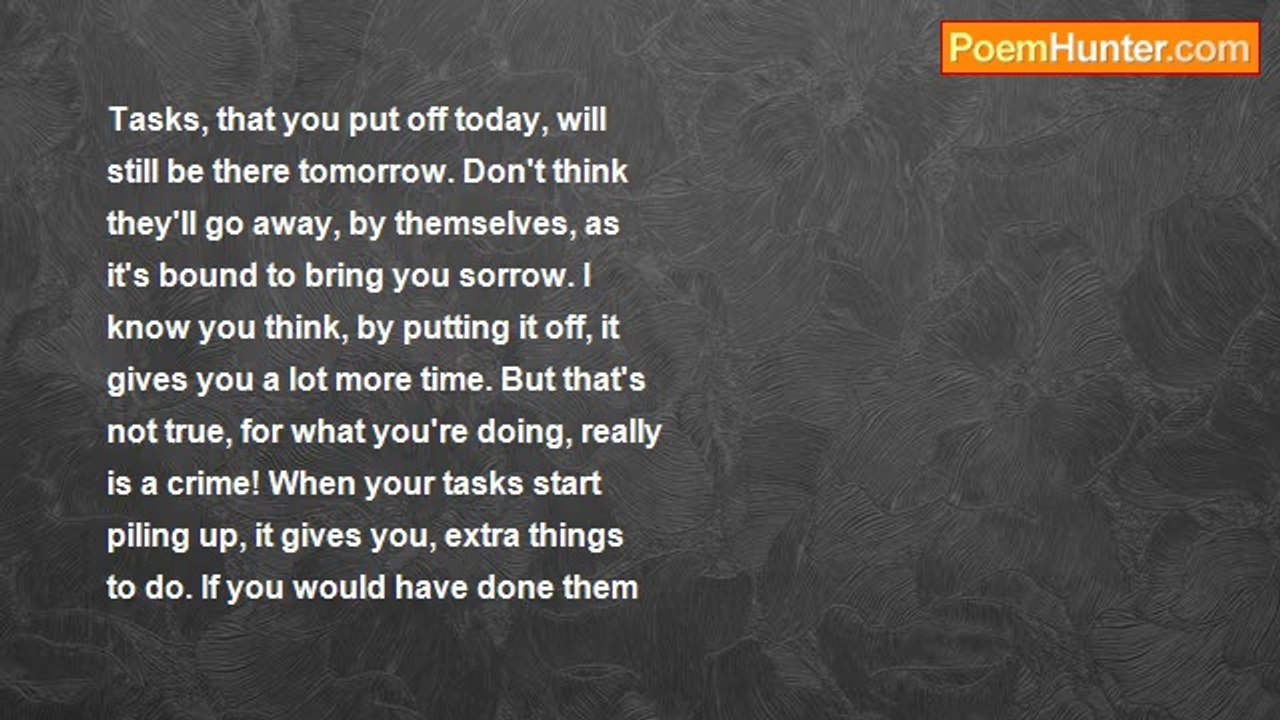 Audrey Heller - Tasks