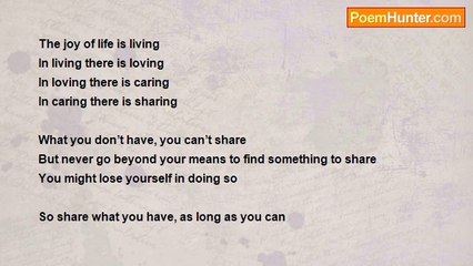 Joy Lovelet Crawford - The Joy of Life