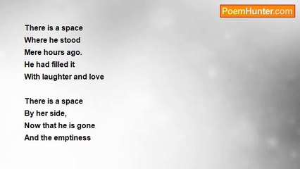 Sylvia Lukeman - A Space Where He Stood