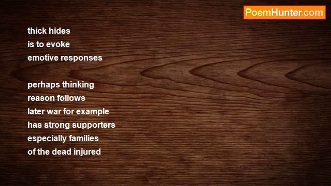 Terence George Craddock (Spectral Images and Images Of Light) - Political Poems Evoke Emotive Responses