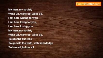 gajanan mishra - My men, my society