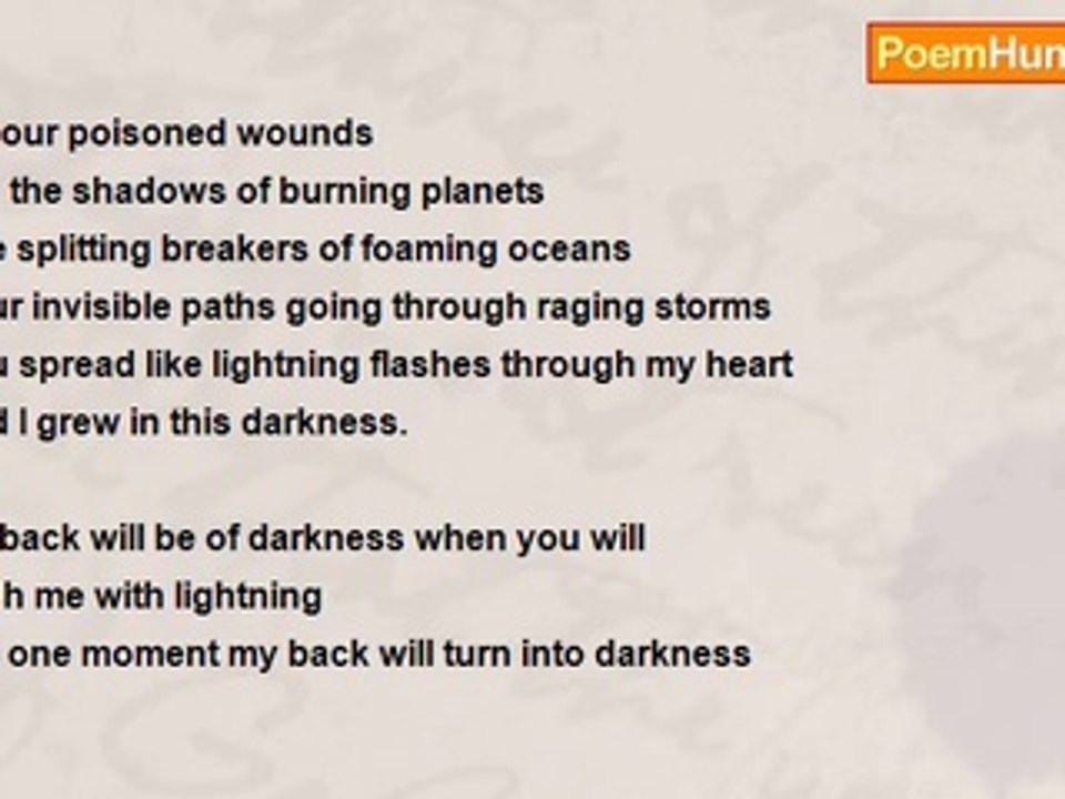Dilip Chitre - In Your Poisoned Wounds