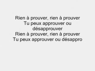 Rohff - Rien à Prouver (Paroles / Lyrics)